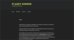 Desktop Screenshot of planetgender.com