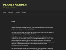 Tablet Screenshot of planetgender.com